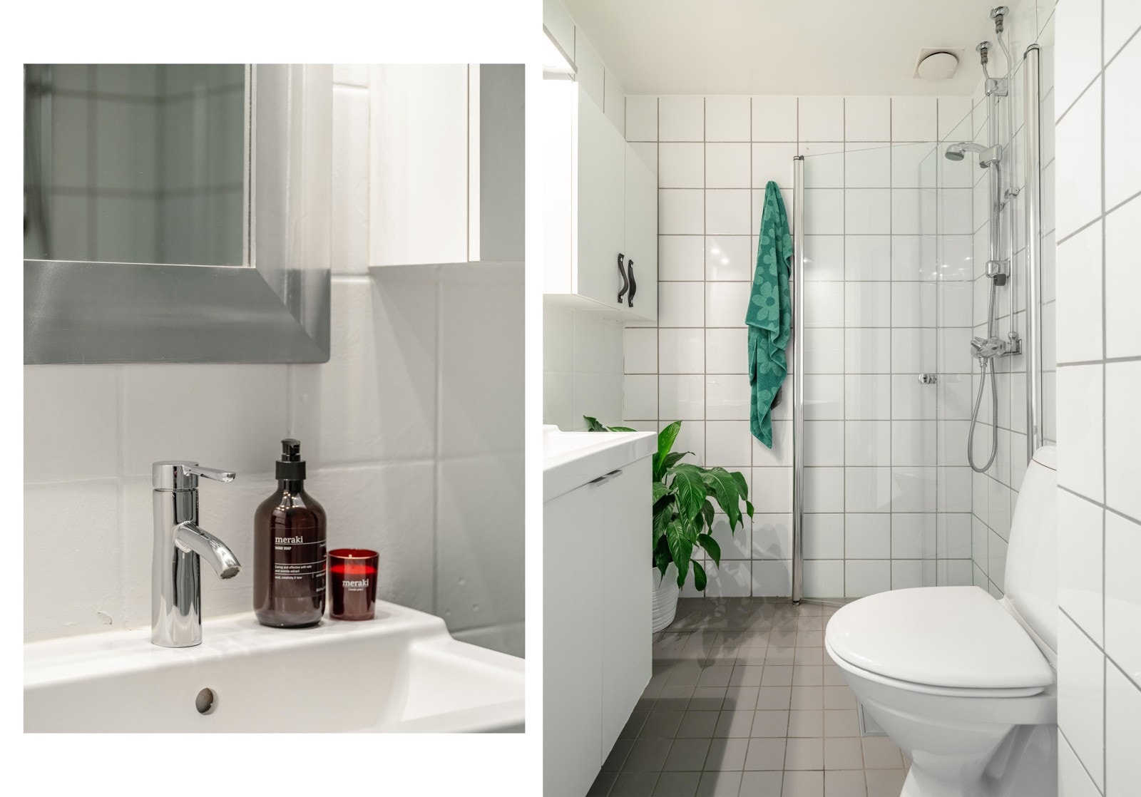 Lyst og hyggelig baderom fra 2004. Badet ble oppført i regi av Bravida og det foreligger ferdigattest. Galleribilde