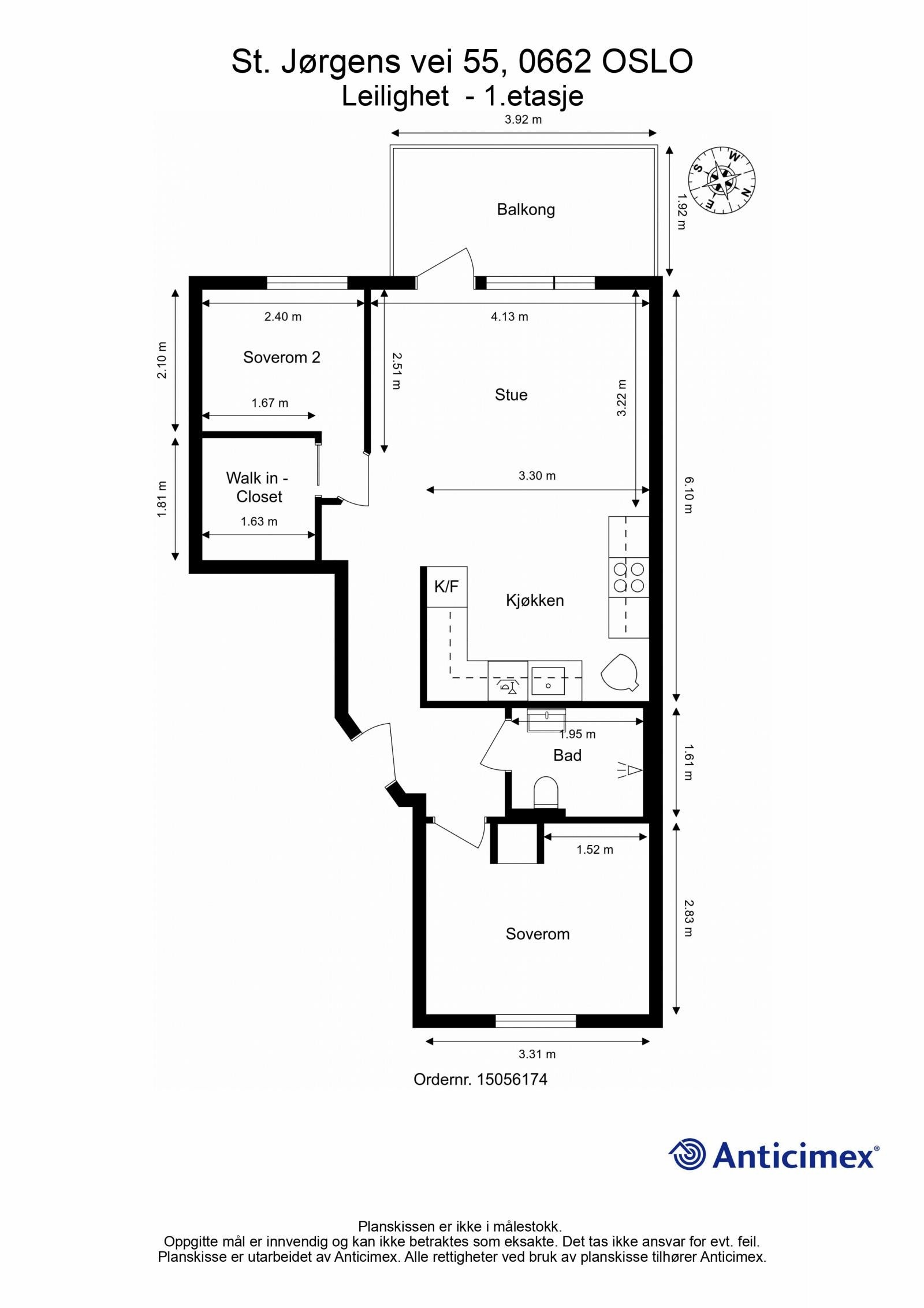 Plantegning Galleribilde