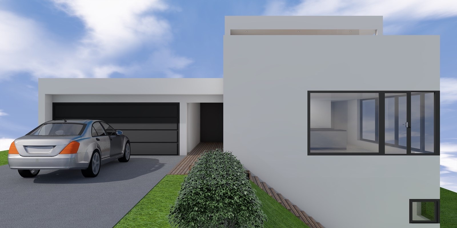 Ilustrasjon fra arkitekt Galleribilde