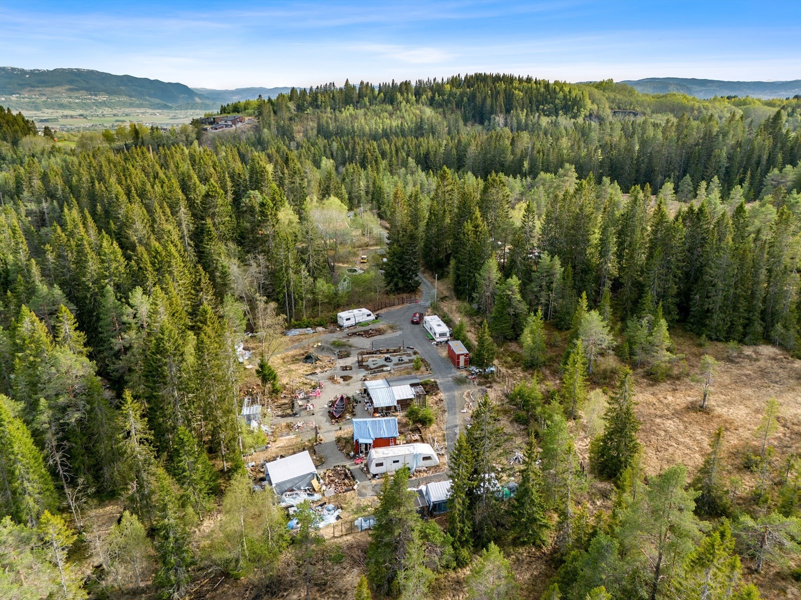 Dronefoto Galleribilde