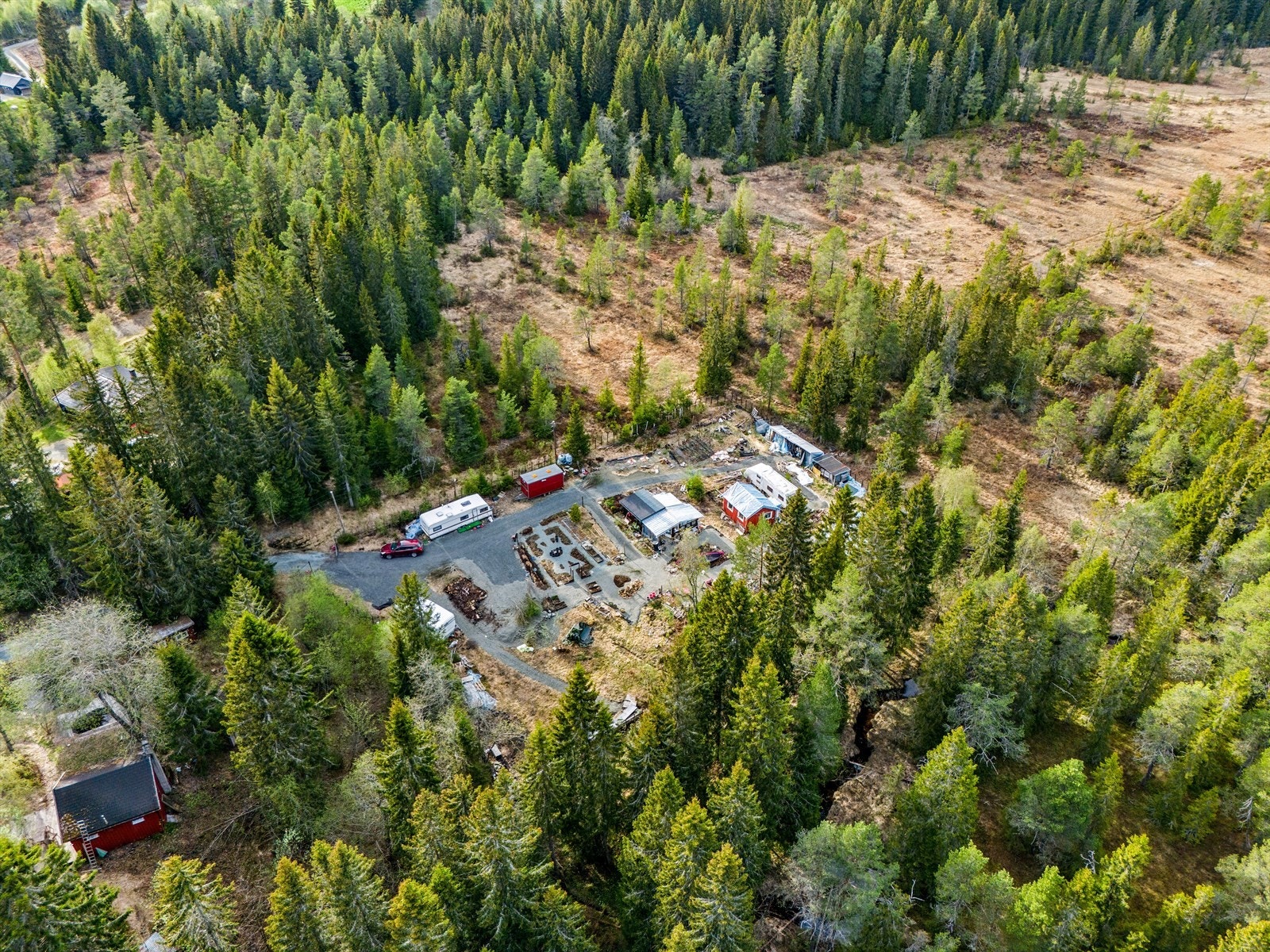 Dronefoto Galleribilde