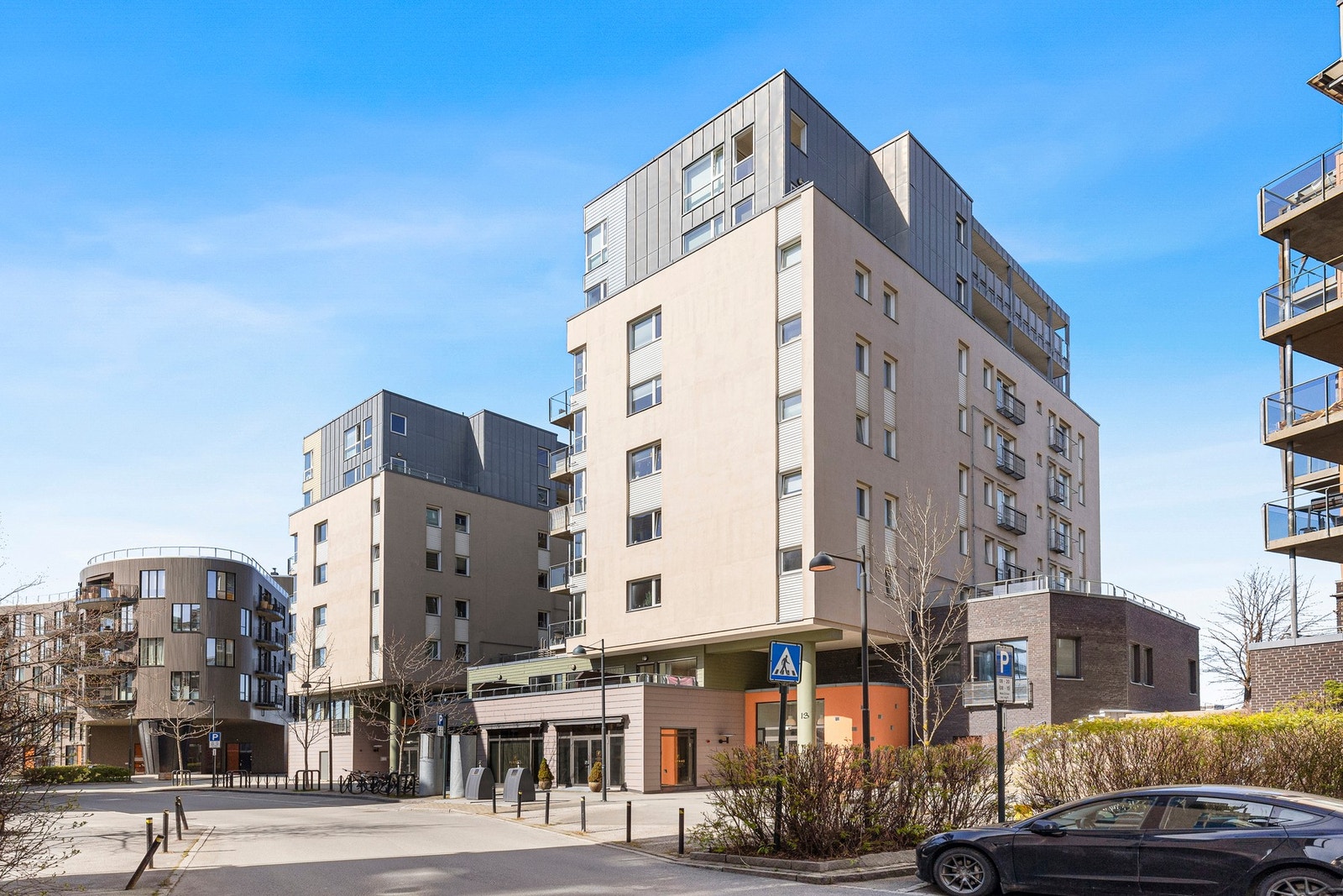 Fasade. Byggeåret er 2005. Galleribilde