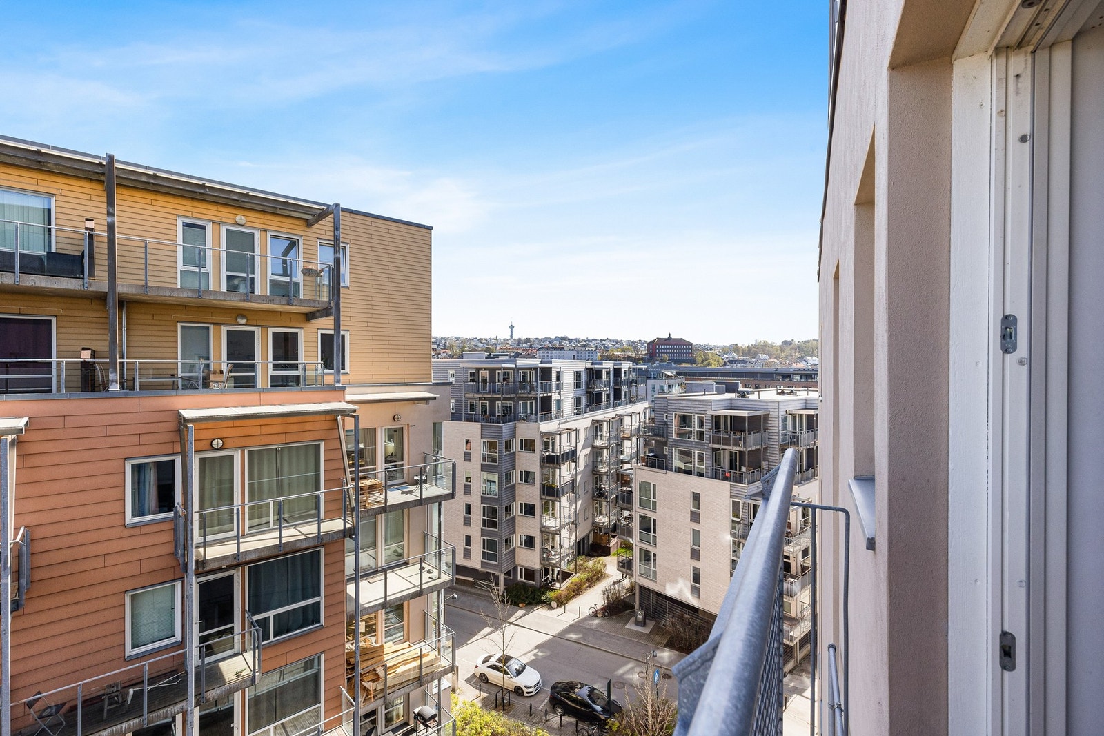 Fransk balkong med gode utsiktsforhold! Galleribilde