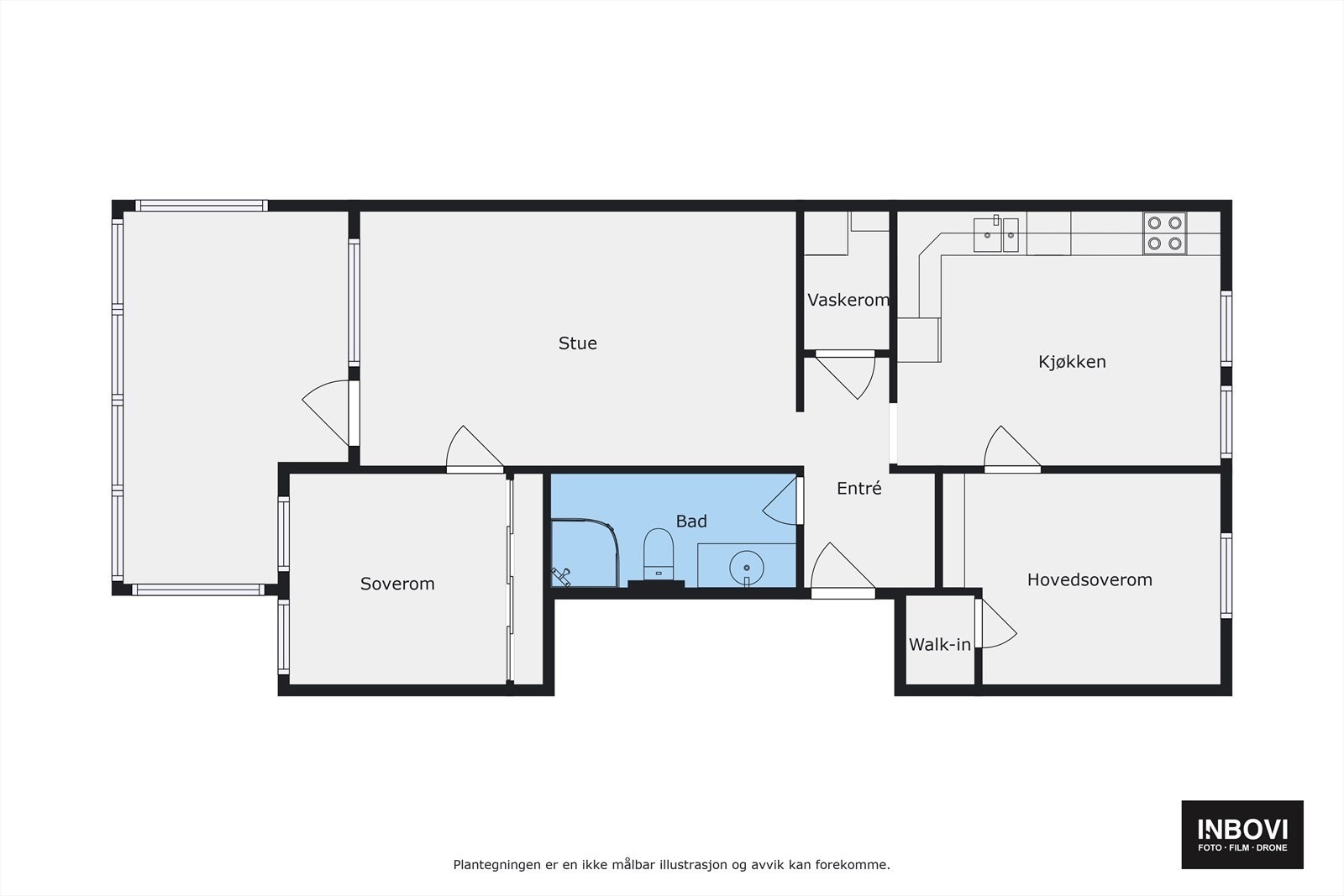 Plantegning Galleribilde