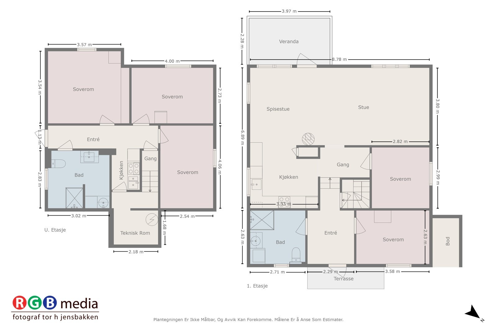 Plantegning samlet Galleribilde