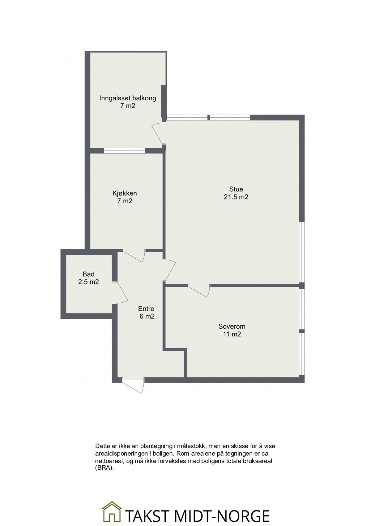 Planskisse Kolstad Galleribilde