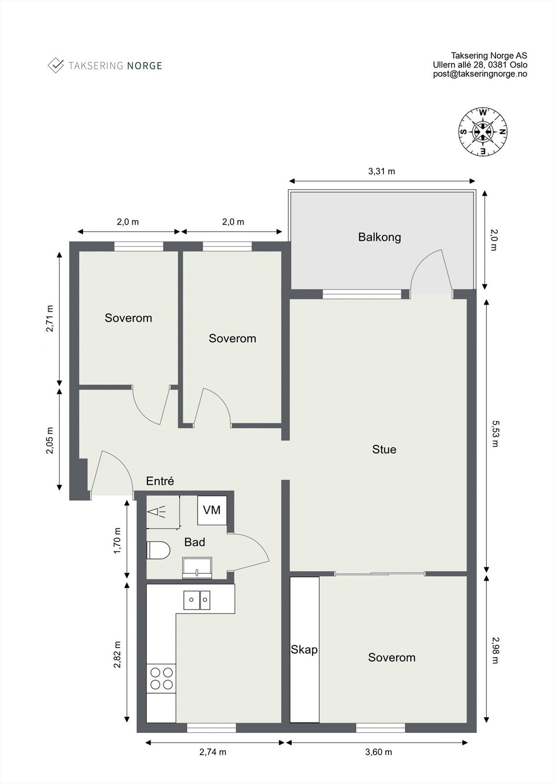 Plantegning Galleribilde