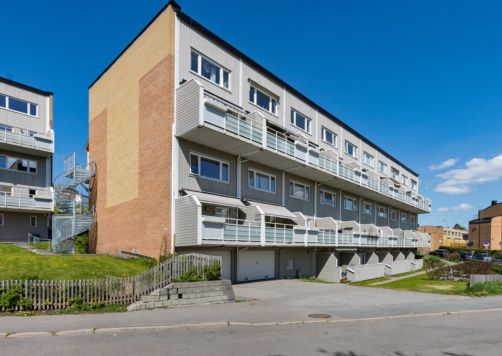 Utvendig fasade. Galleribilde