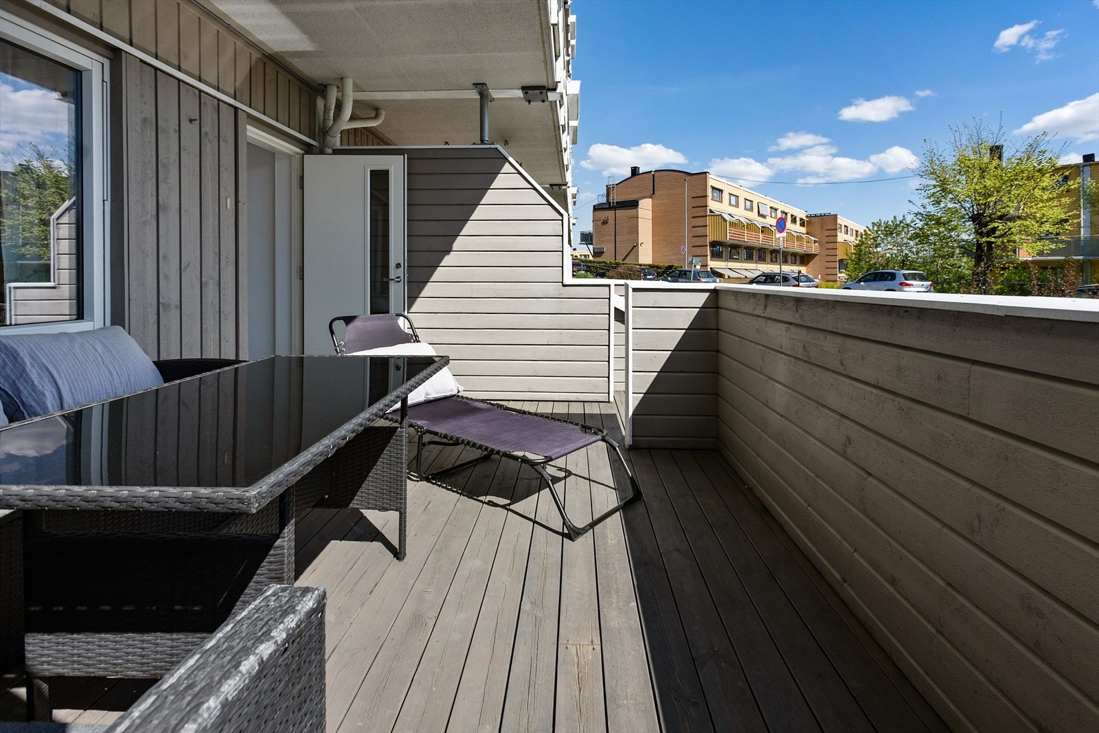 Her kan man nyte det fine sommerværet. Galleribilde
