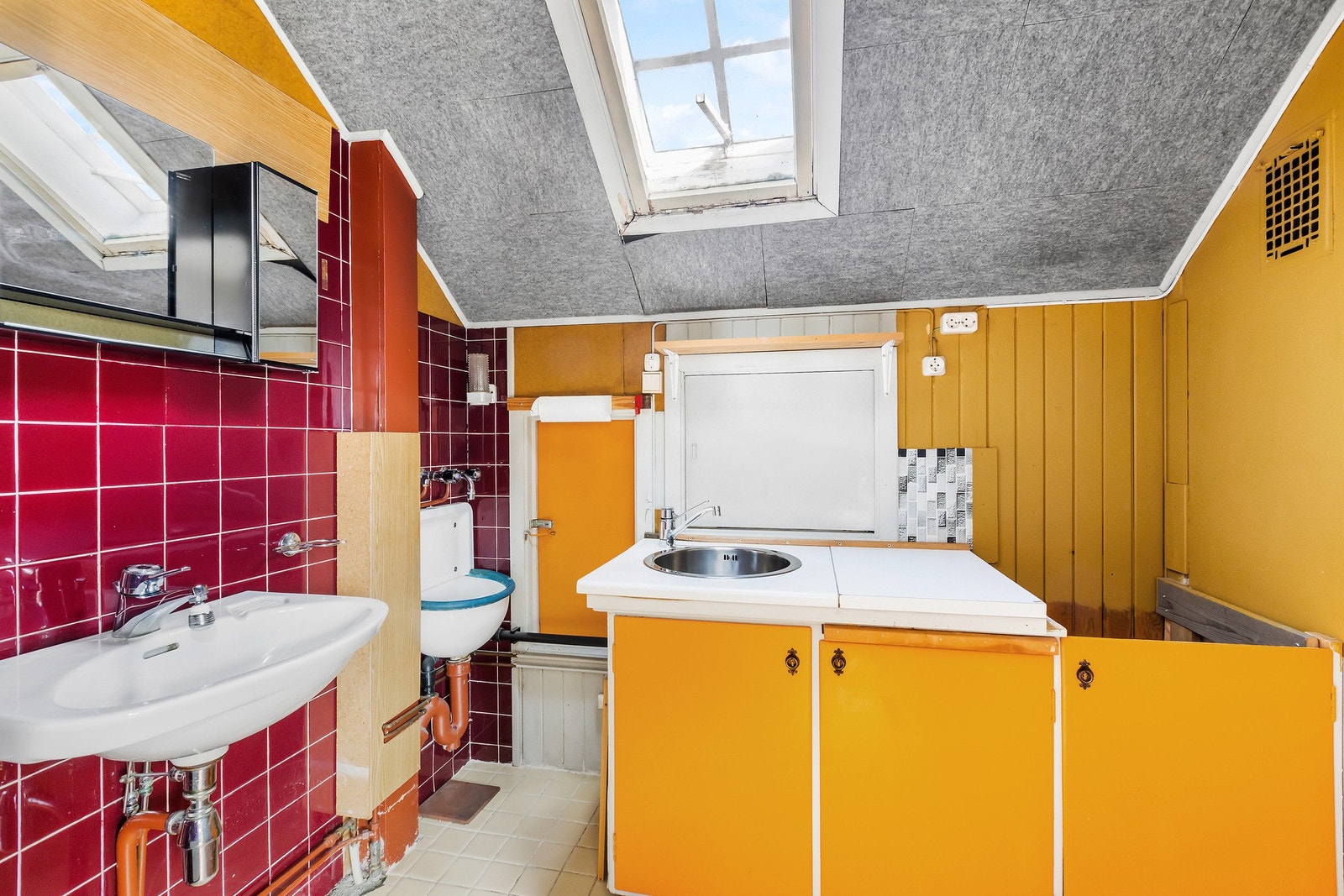 Kjøkken på loftsplan. Galleribilde