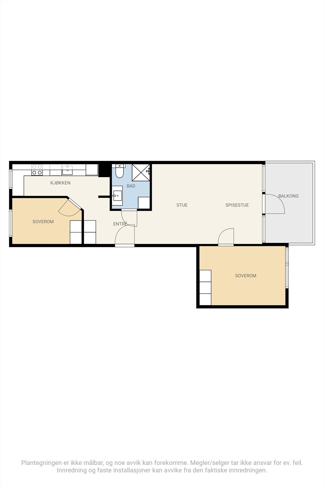 Plantegning 2. etasje Galleribilde