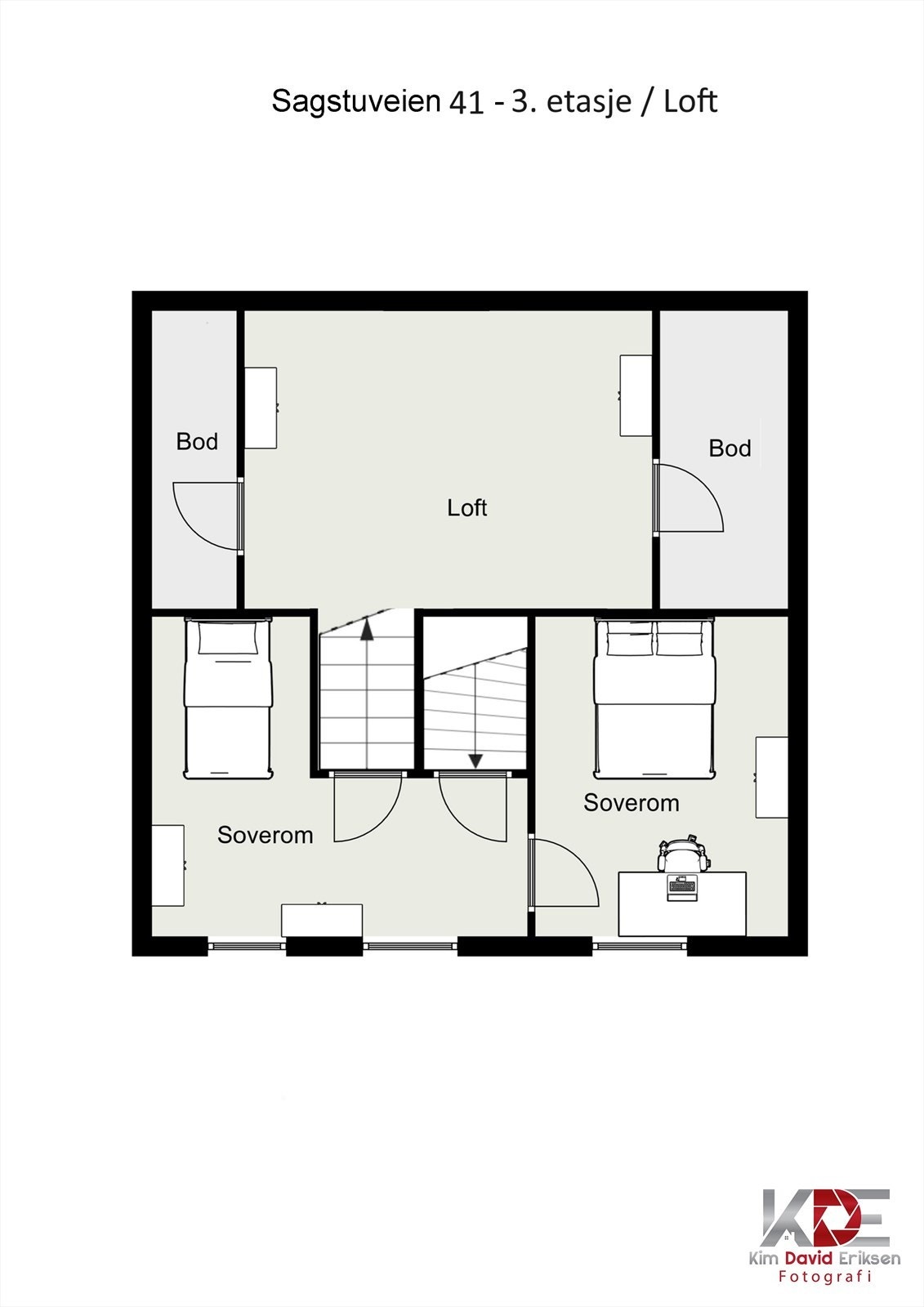 Sagstuveien 41 3. og 4. etasje Galleribilde