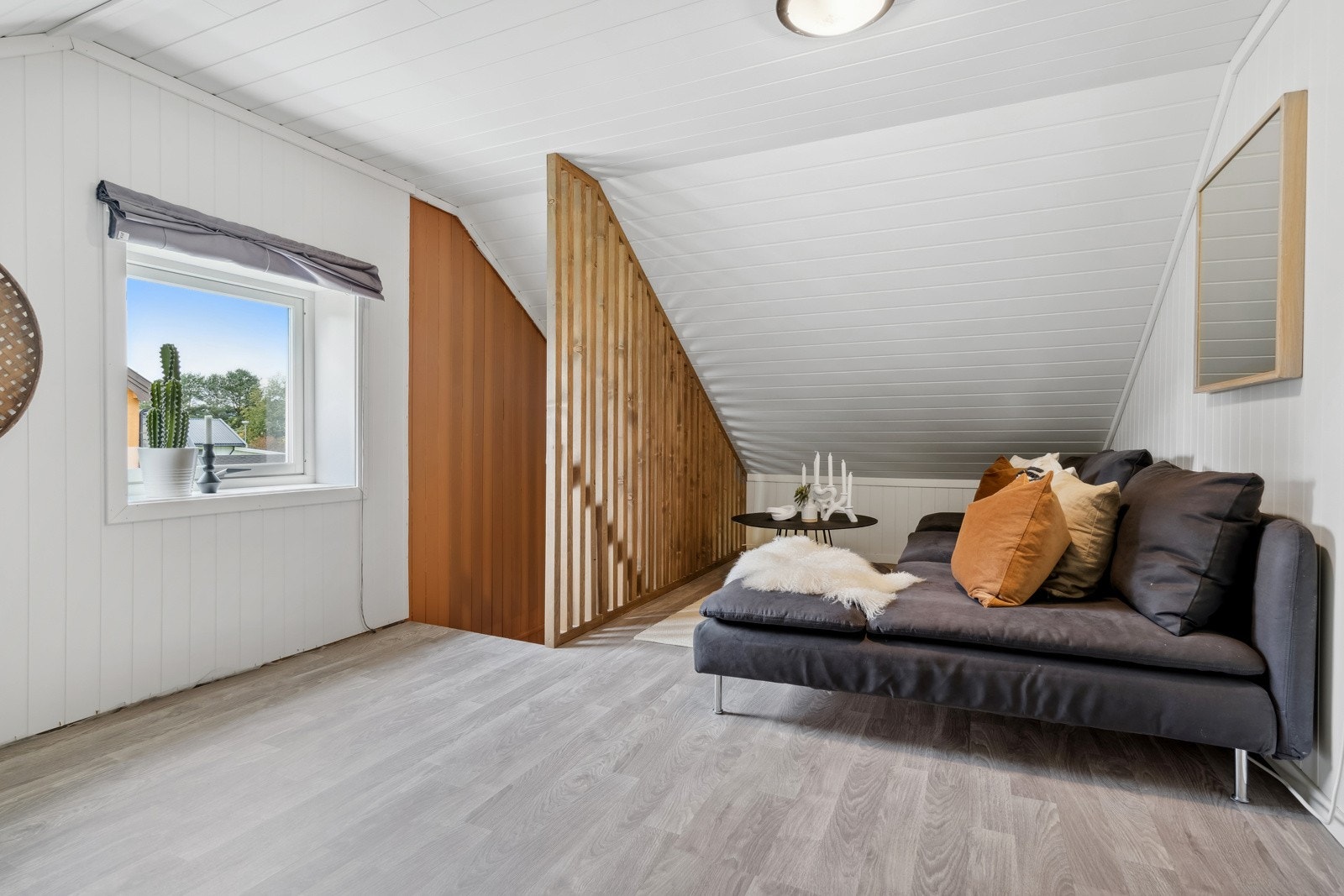 Loftstuen er på 18 kvm. Galleribilde