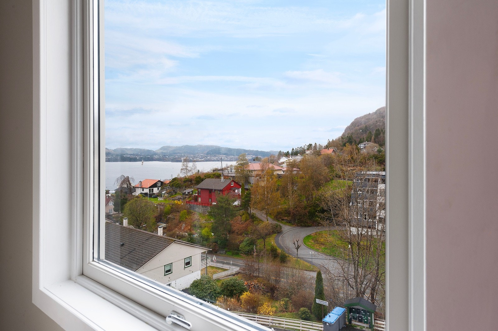 Utsikt fra leiligheten. Galleribilde