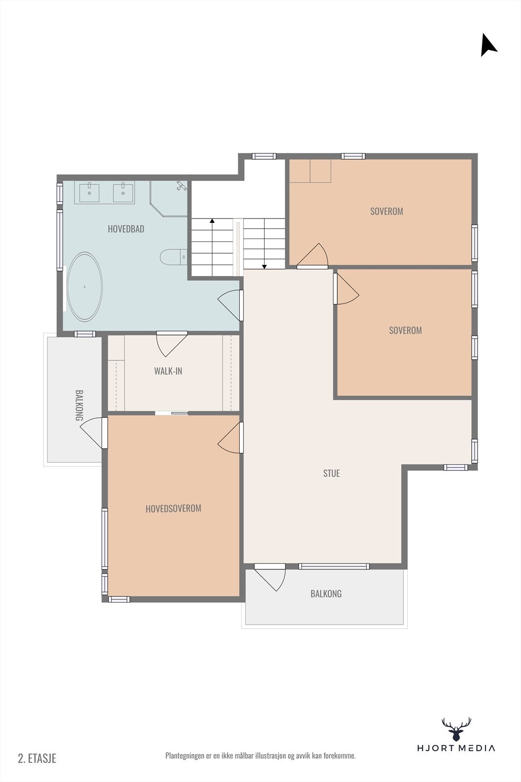 Plantegning Galleribilde