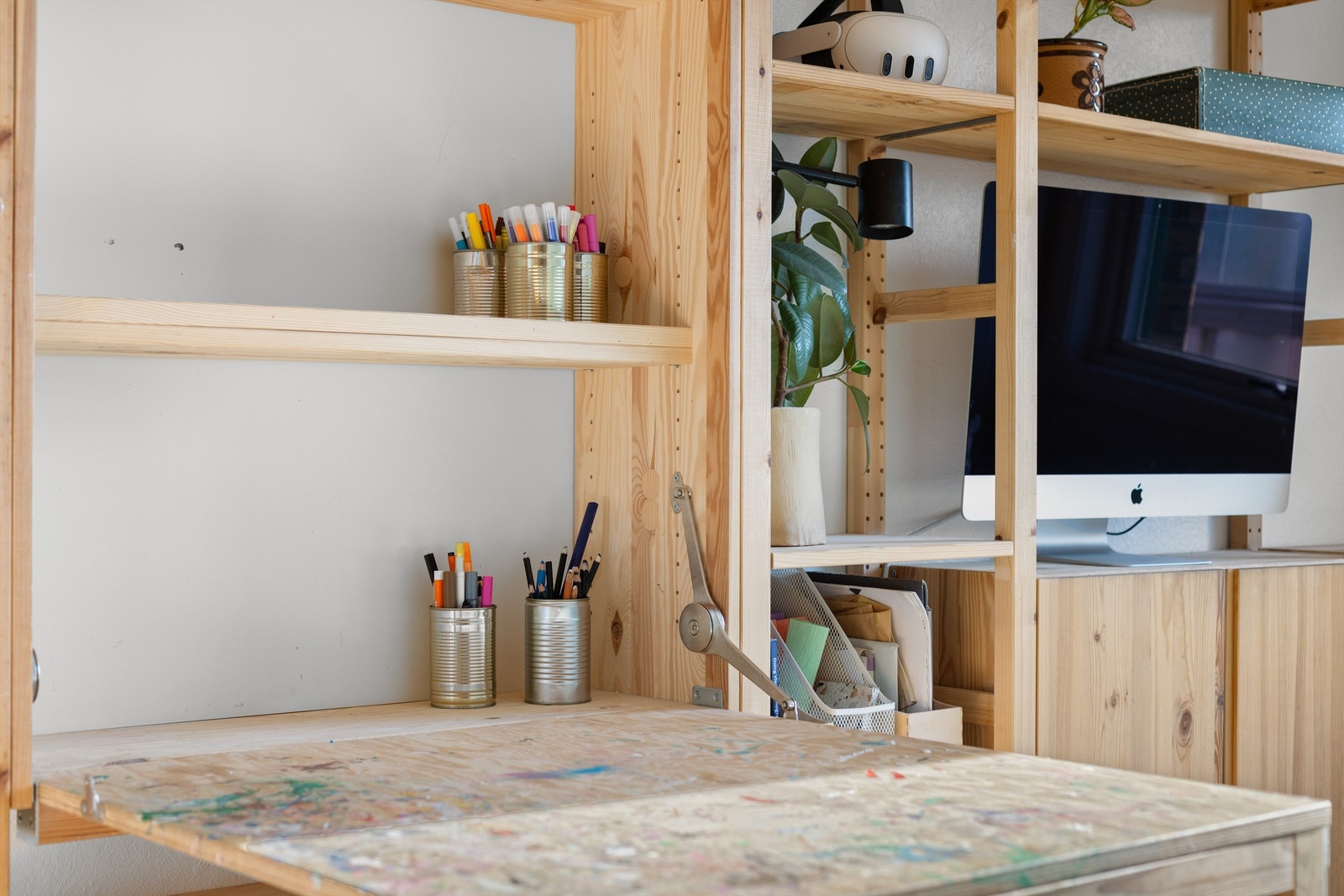 Nedfellbar arbeidsbenk - hvor smart er ikke det? Galleribilde