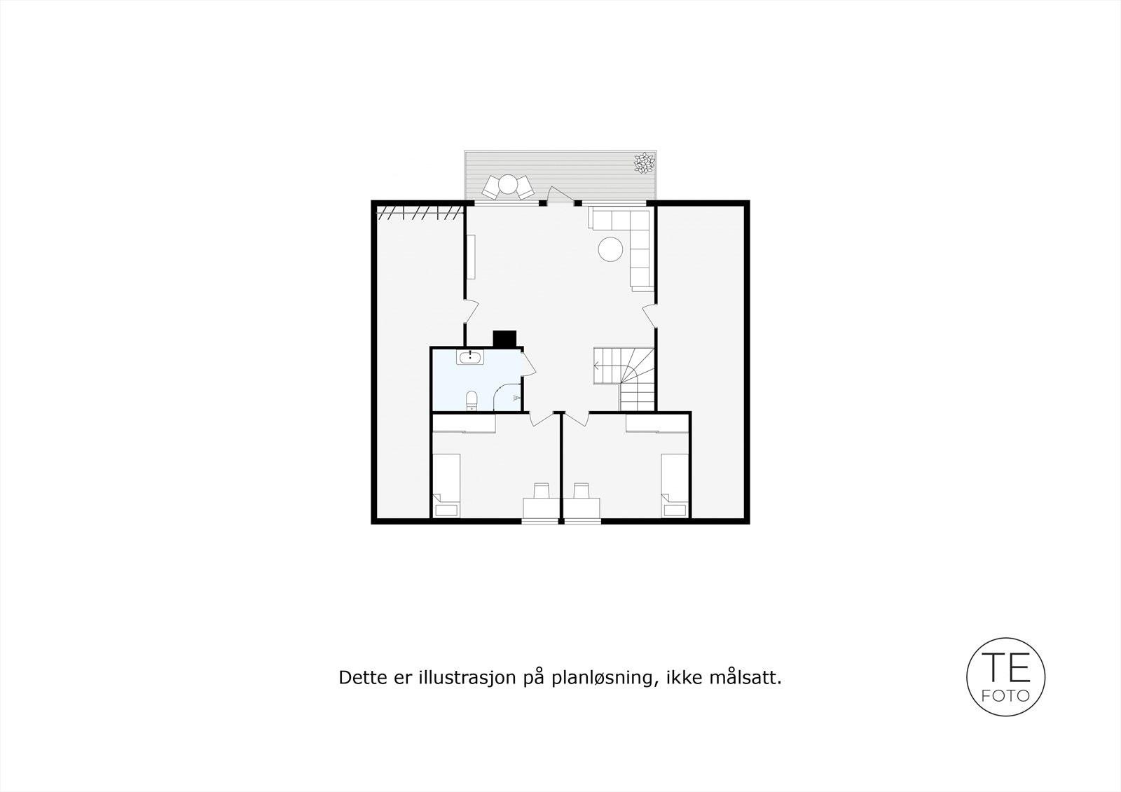2D planskisse - 2.etg. Galleribilde