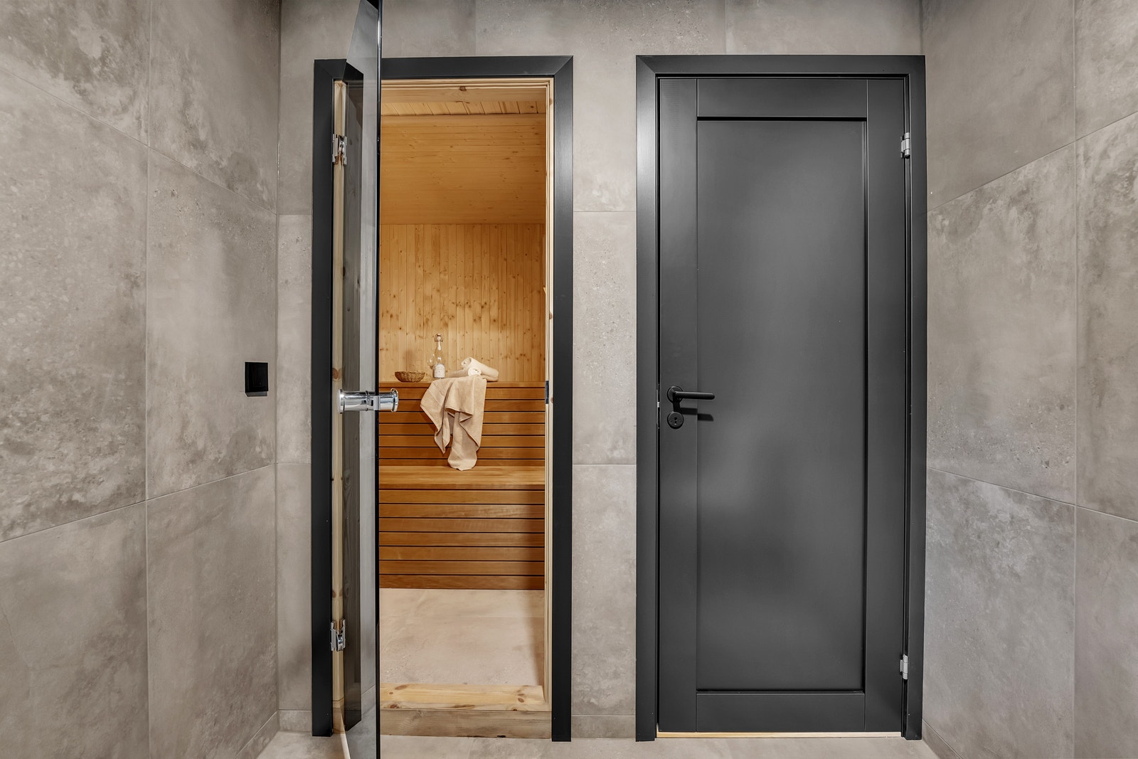 Badstuen har inngang fra det ene badet Galleribilde