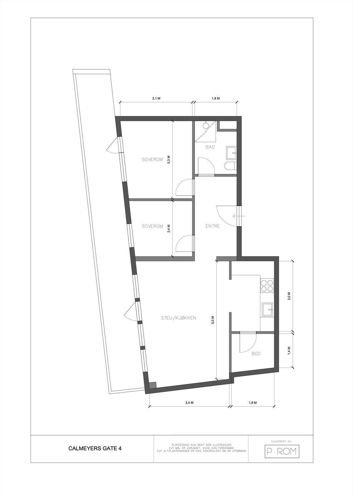 Plantegning. Galleribilde