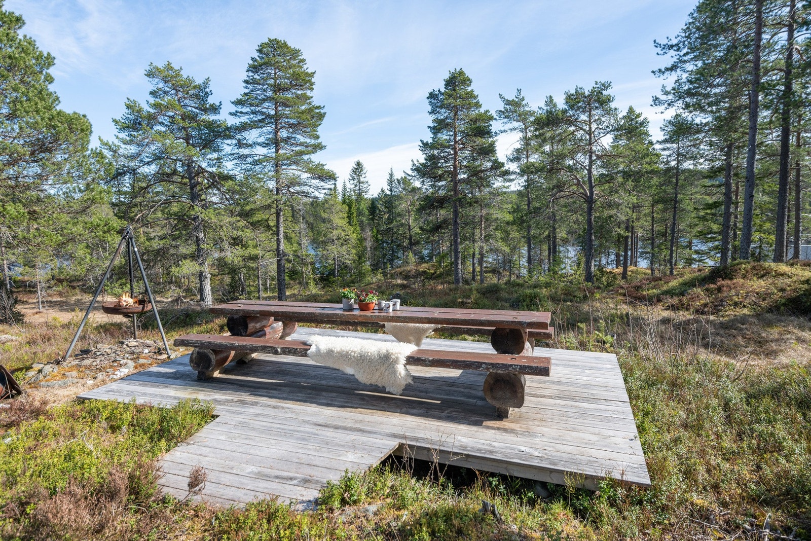 Her kan man nyte fine dager med hele familien. Galleribilde