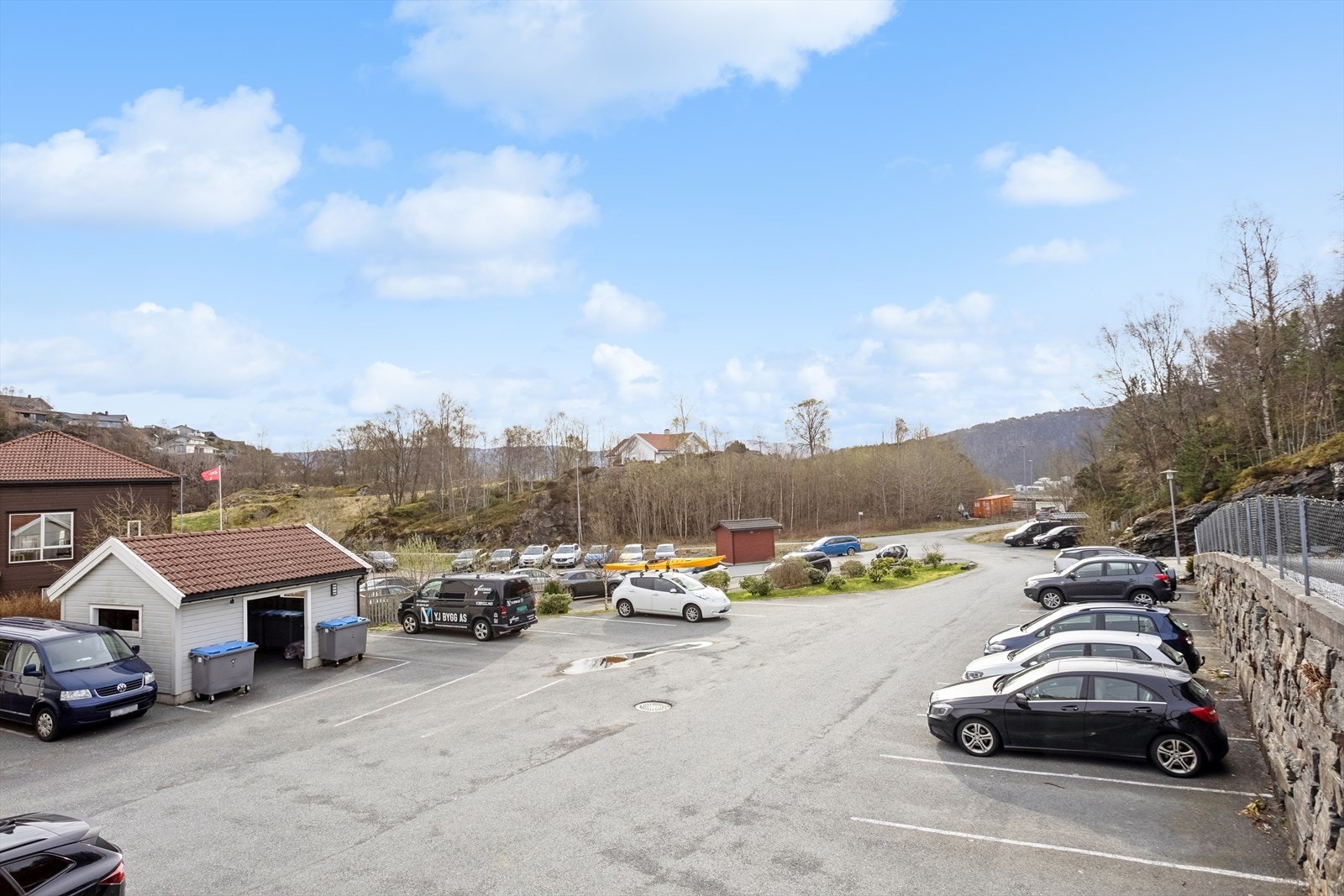 Felles parkeringsplass Galleribilde