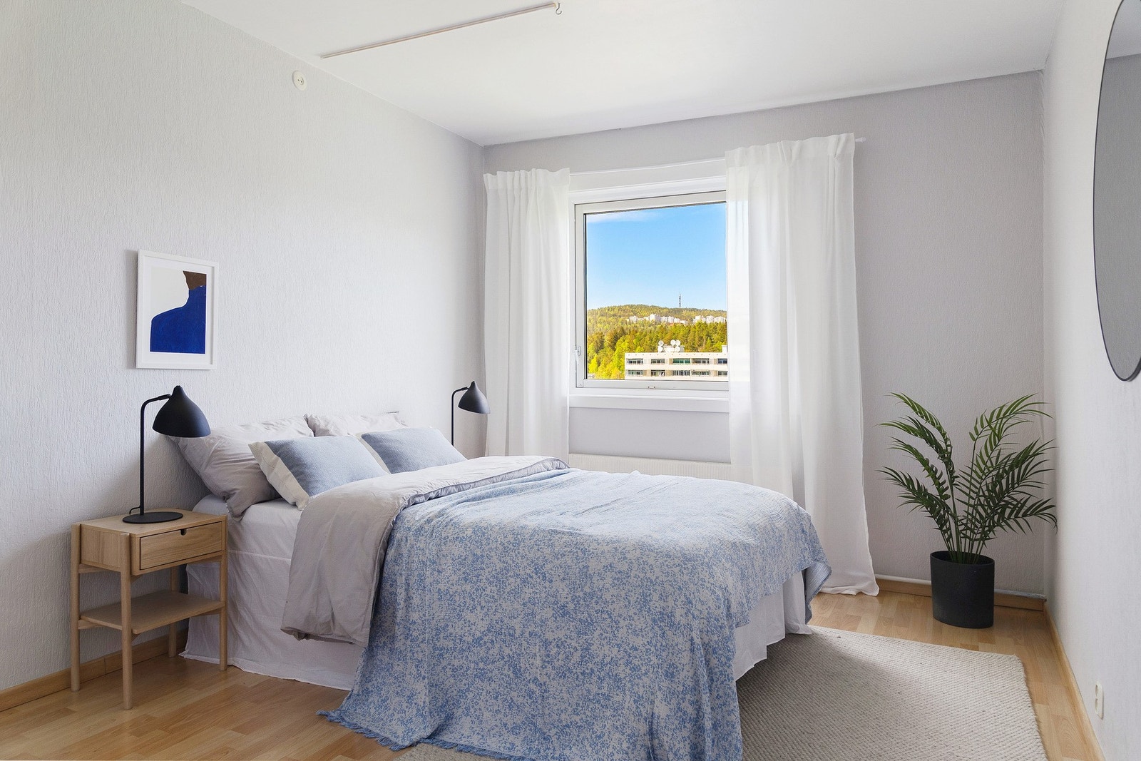 Leiligheten har to gode soverom. Galleribilde