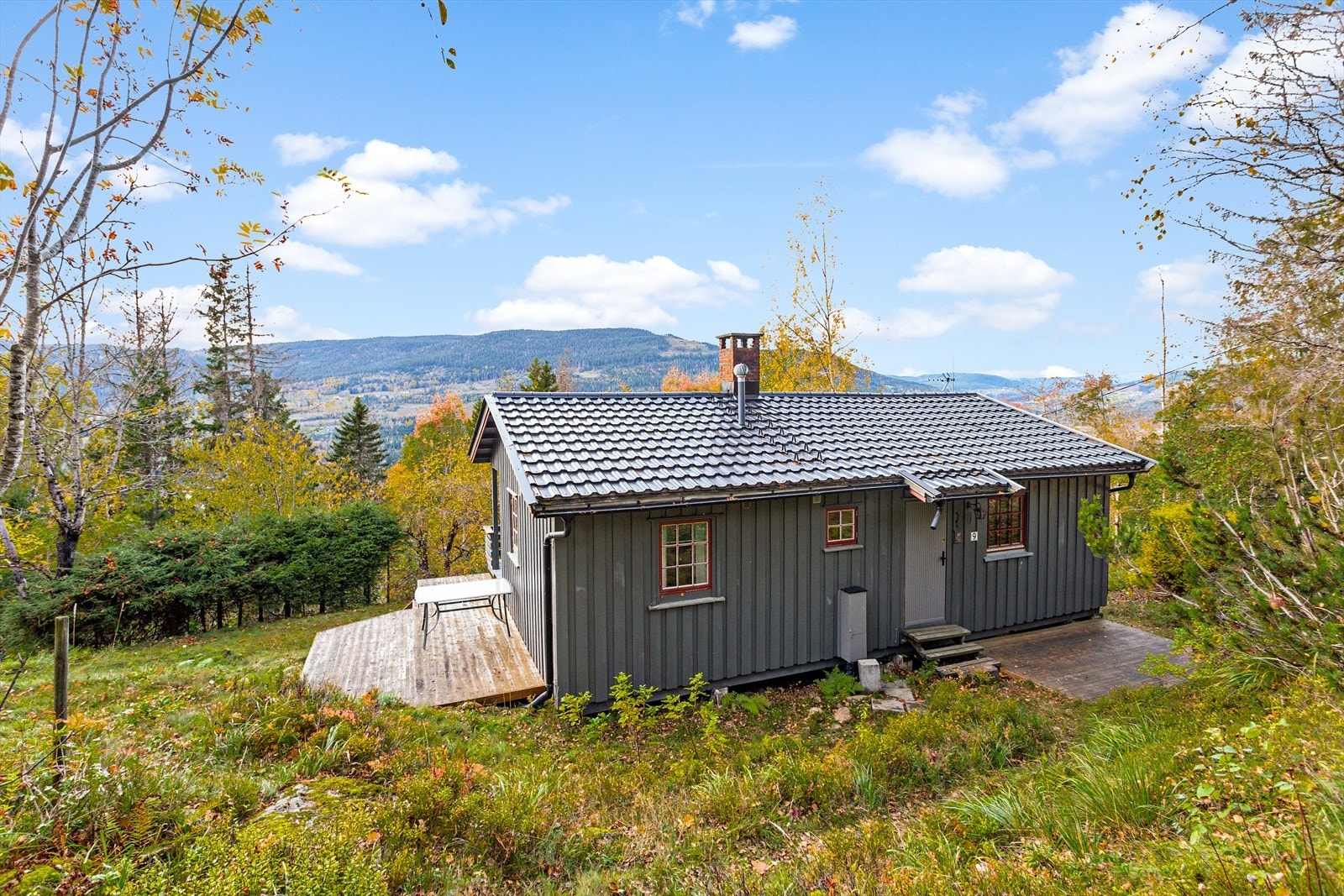 Frittliggende hytte med god avstand til naboer Galleribilde