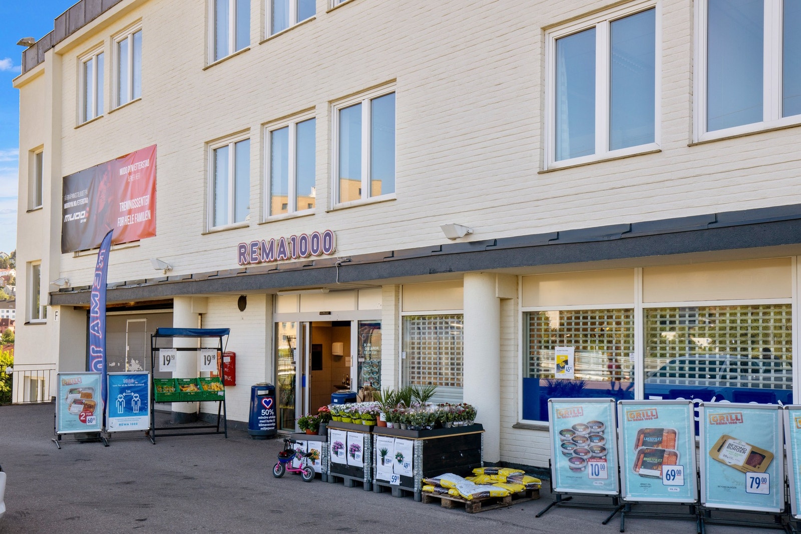 Kort vei til daglivarebutikker. Galleribilde
