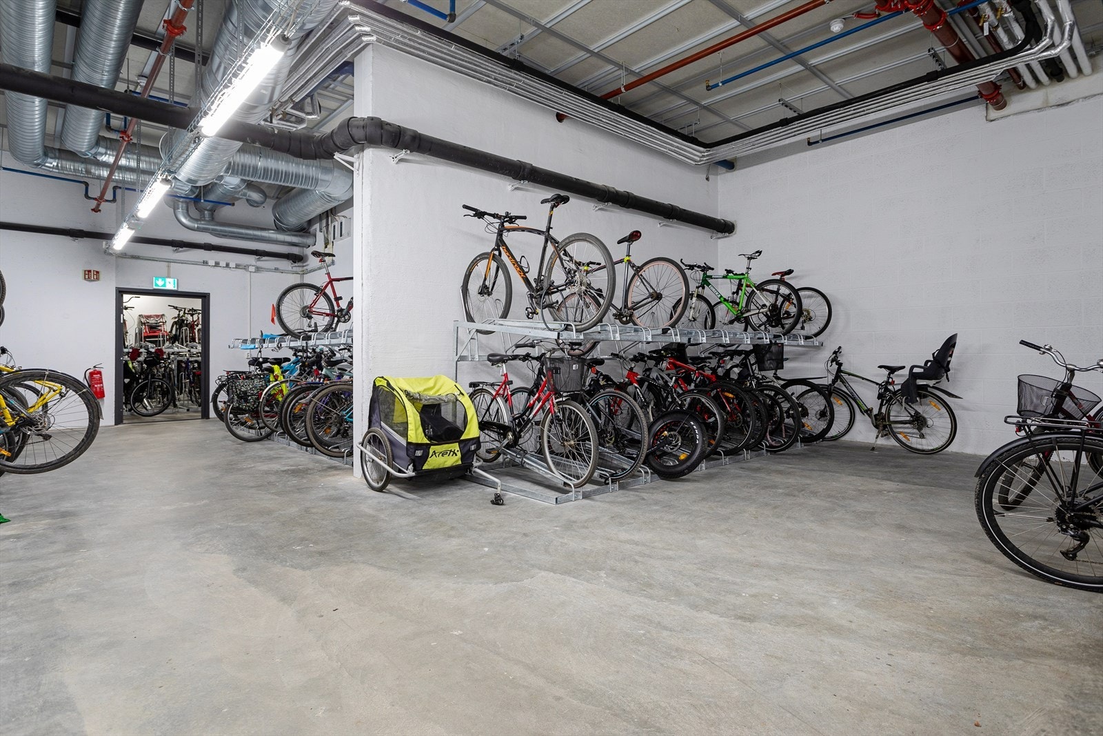 Sykkelparkering. Galleribilde