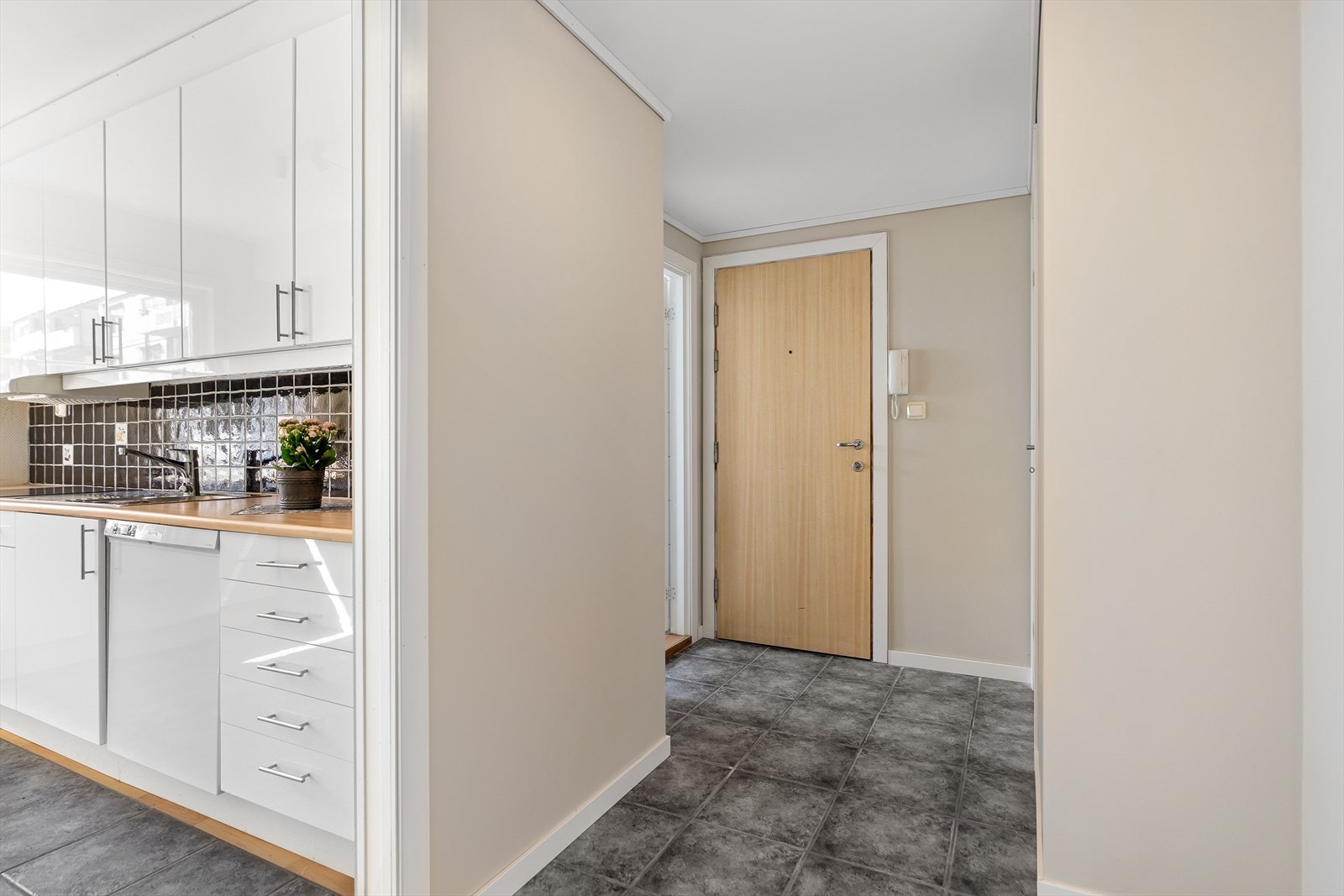 Gangen er nyoppusset i år med nye slette vegger Galleribilde
