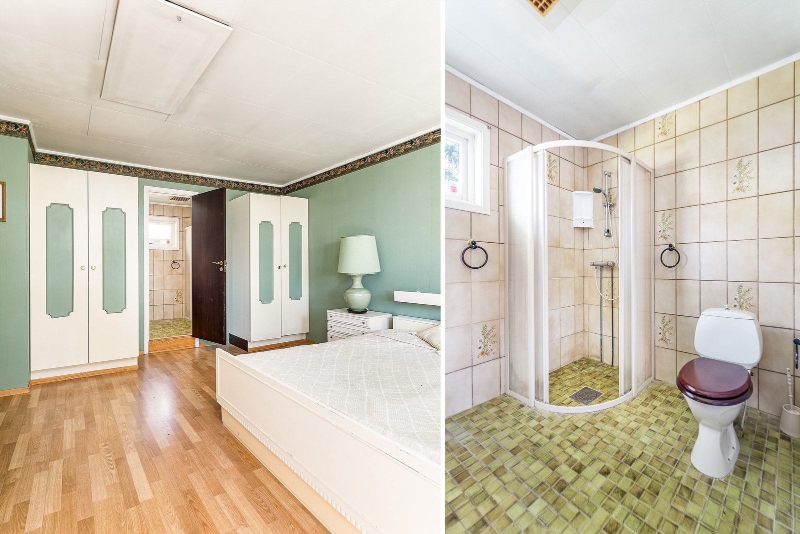 Foruten stort arealet har hovedsoverommet også eget bad. Galleribilde