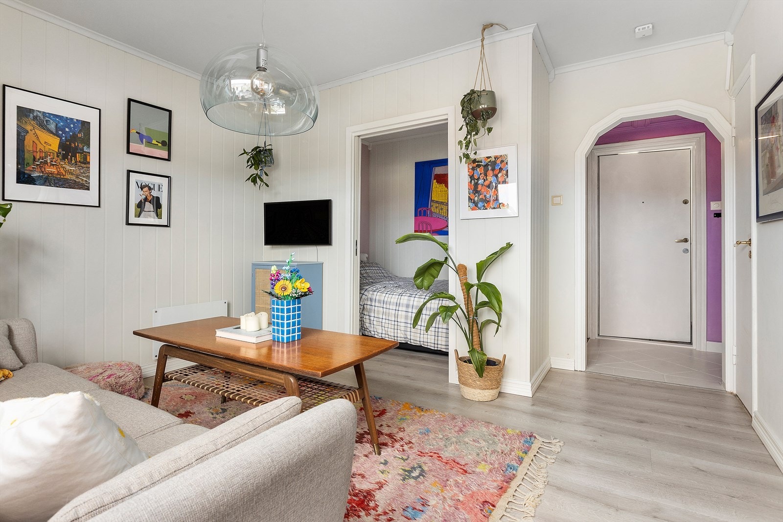 Leiligheten har en meget effektiv planløsning med flere innredningsmuligheter. Galleribilde