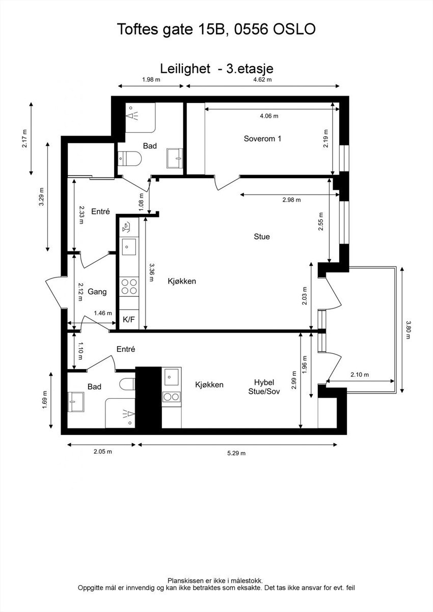 Planskisse Galleribilde