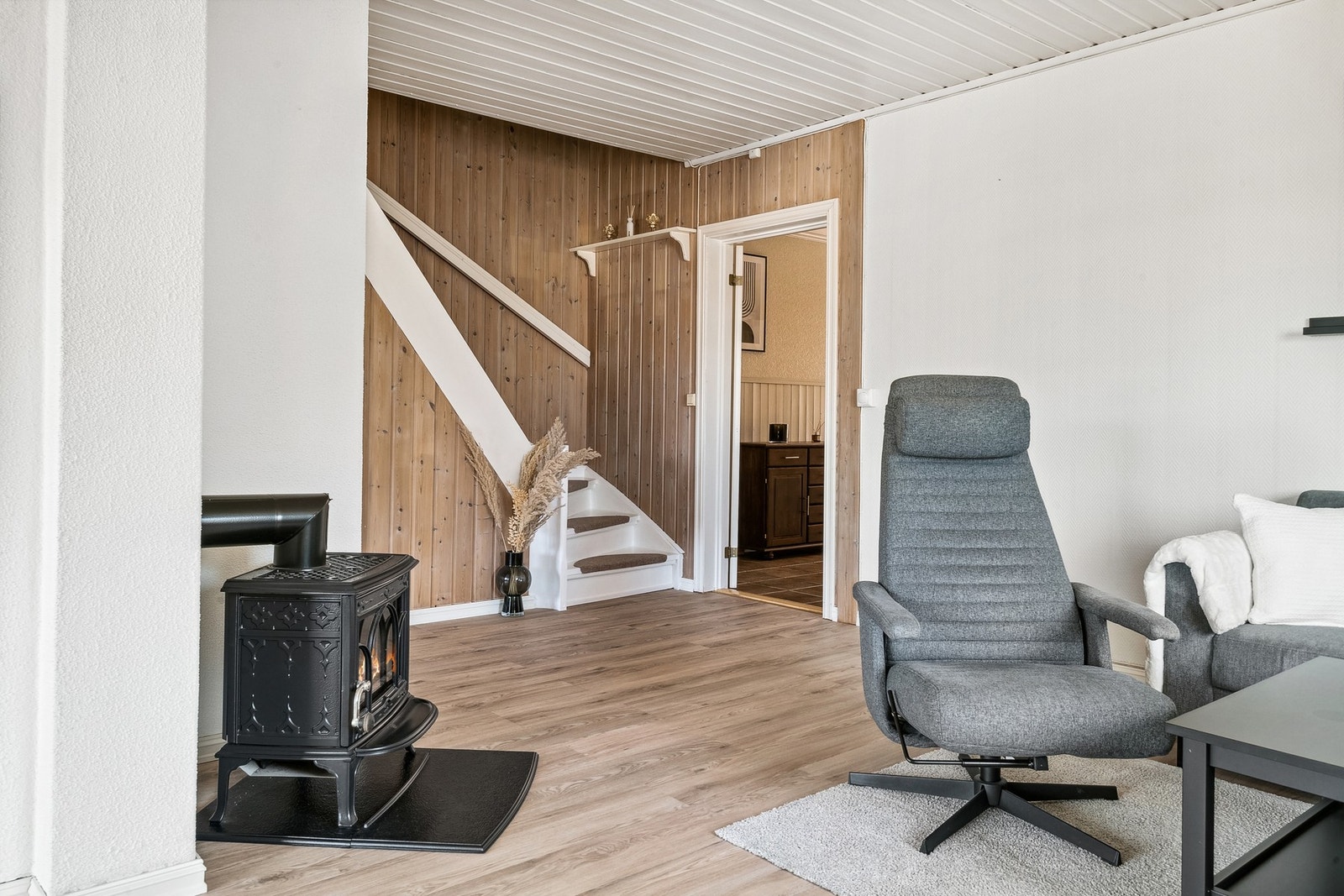 Trapp opp til loftsetasjen Galleribilde