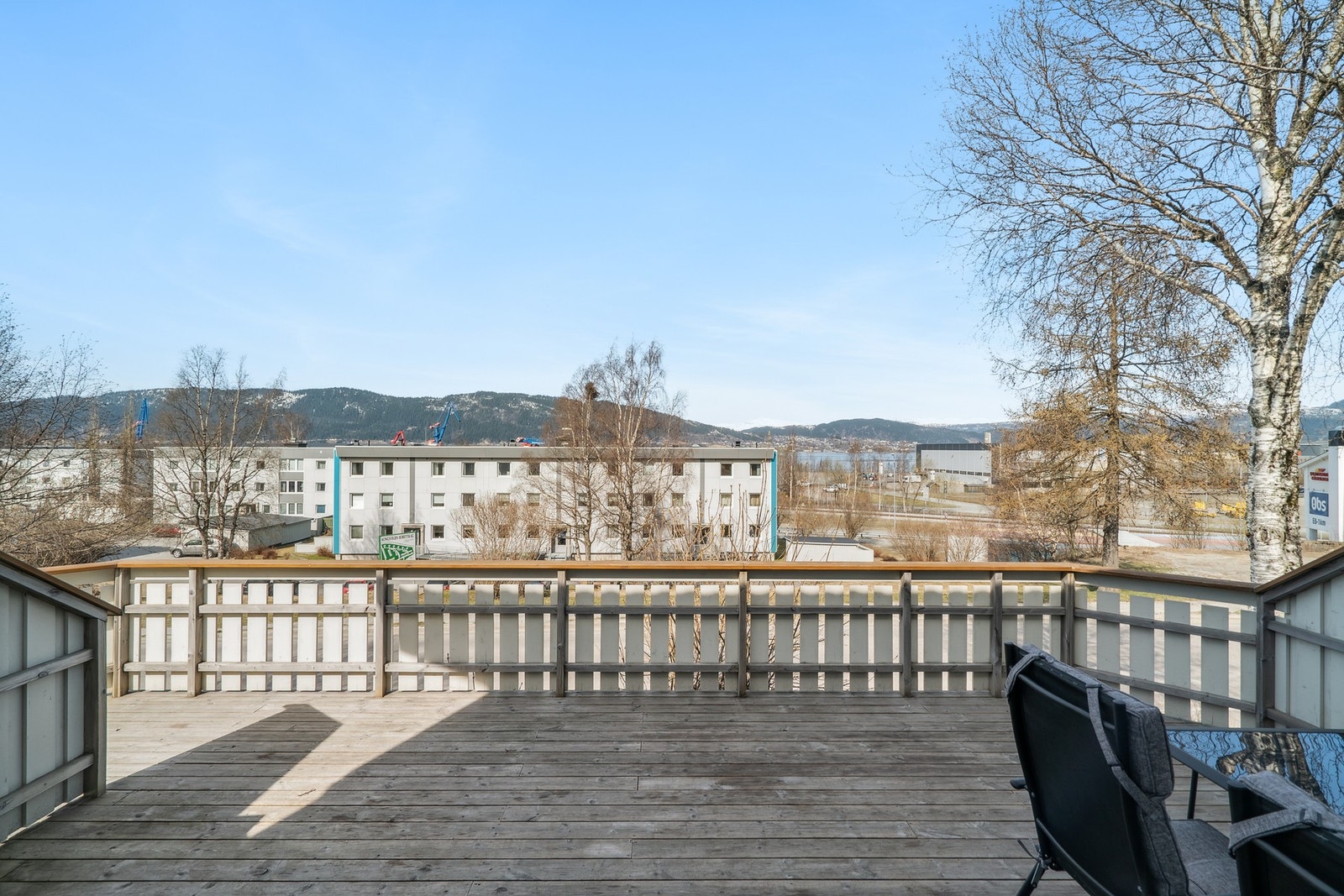 Fin utsikt og gode solforhold Galleribilde