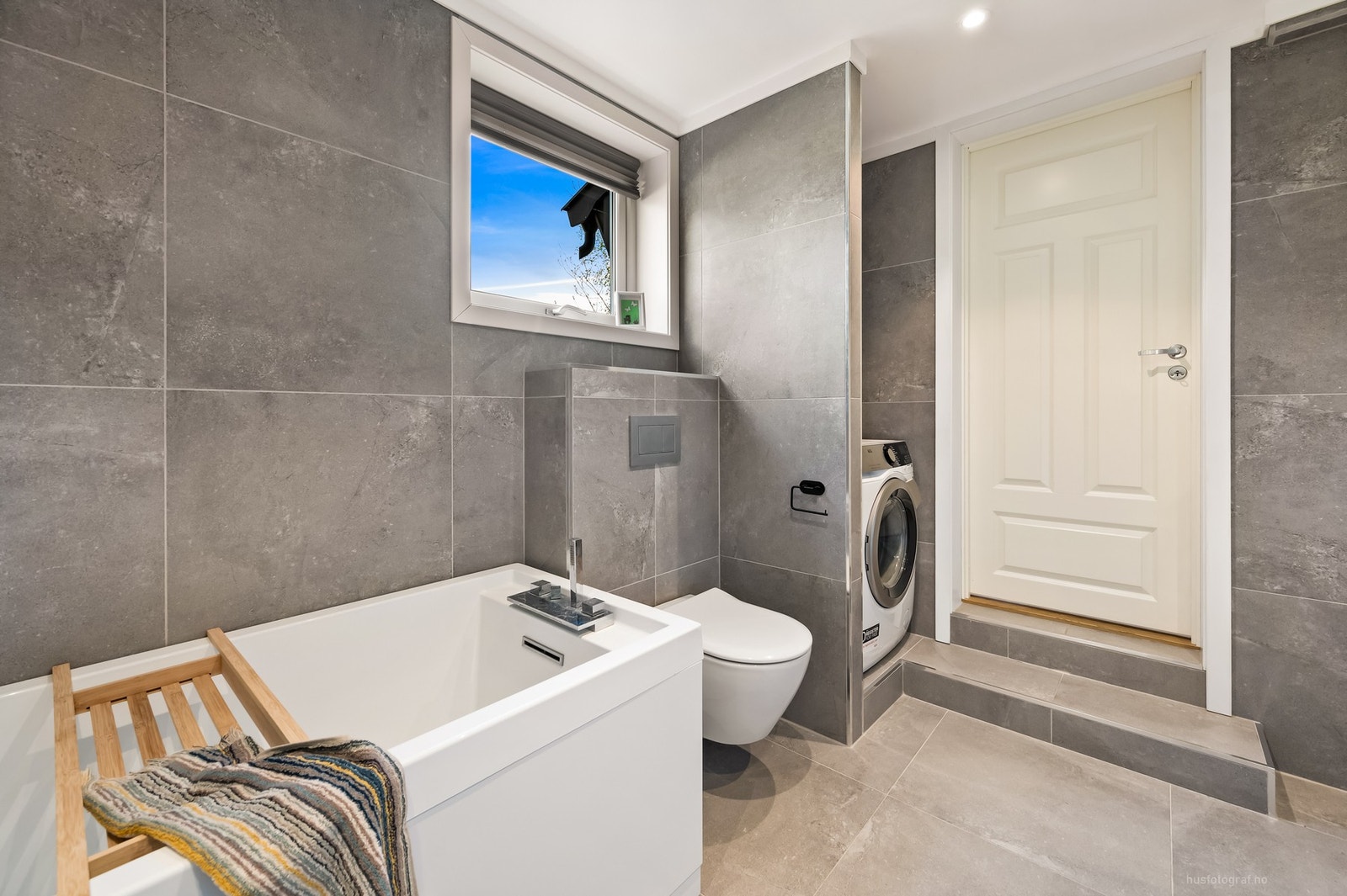 Badet i underetasje var nytt i 2017. Galleribilde