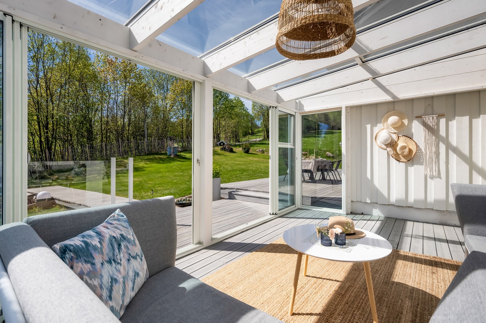 Her ligger alt til rette for at utesesongen forlenges. Galleribilde