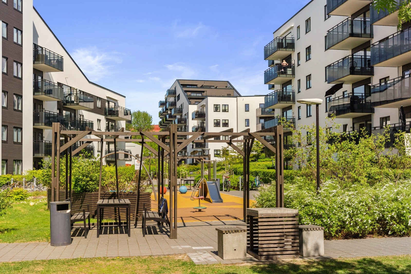 Sameiet består av 219 seksjoner. Galleribilde