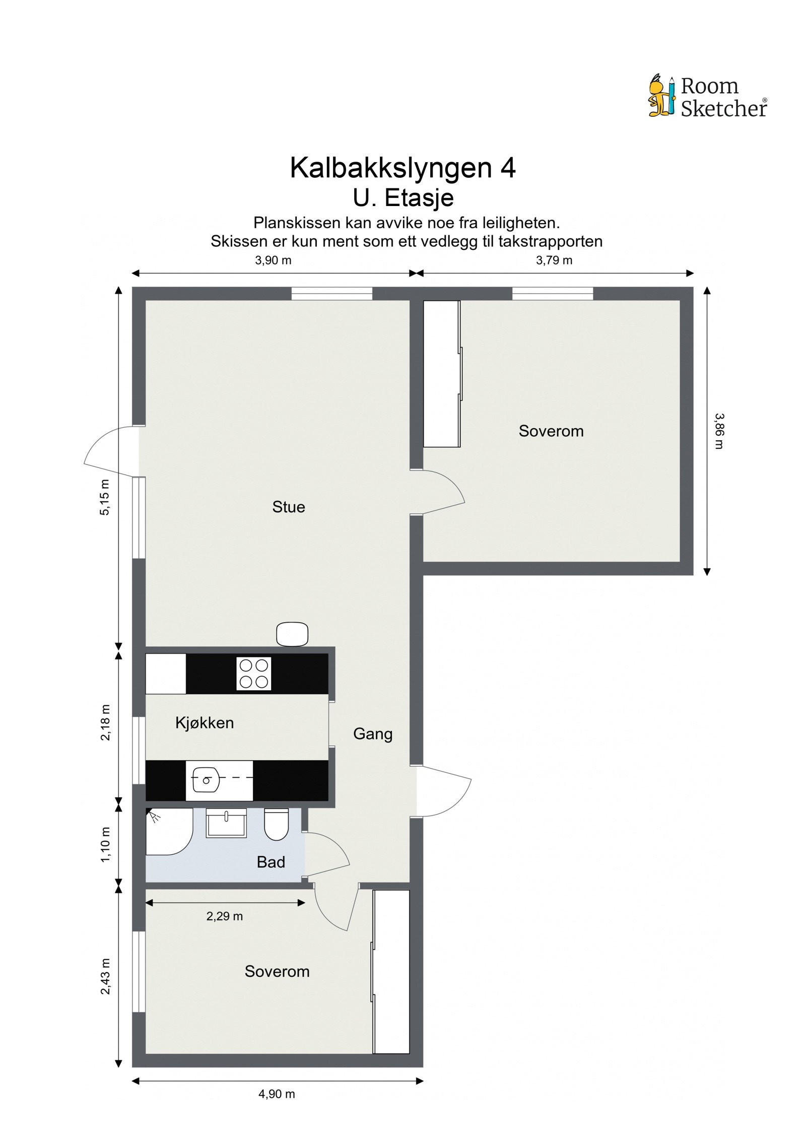 Plantegning Galleribilde