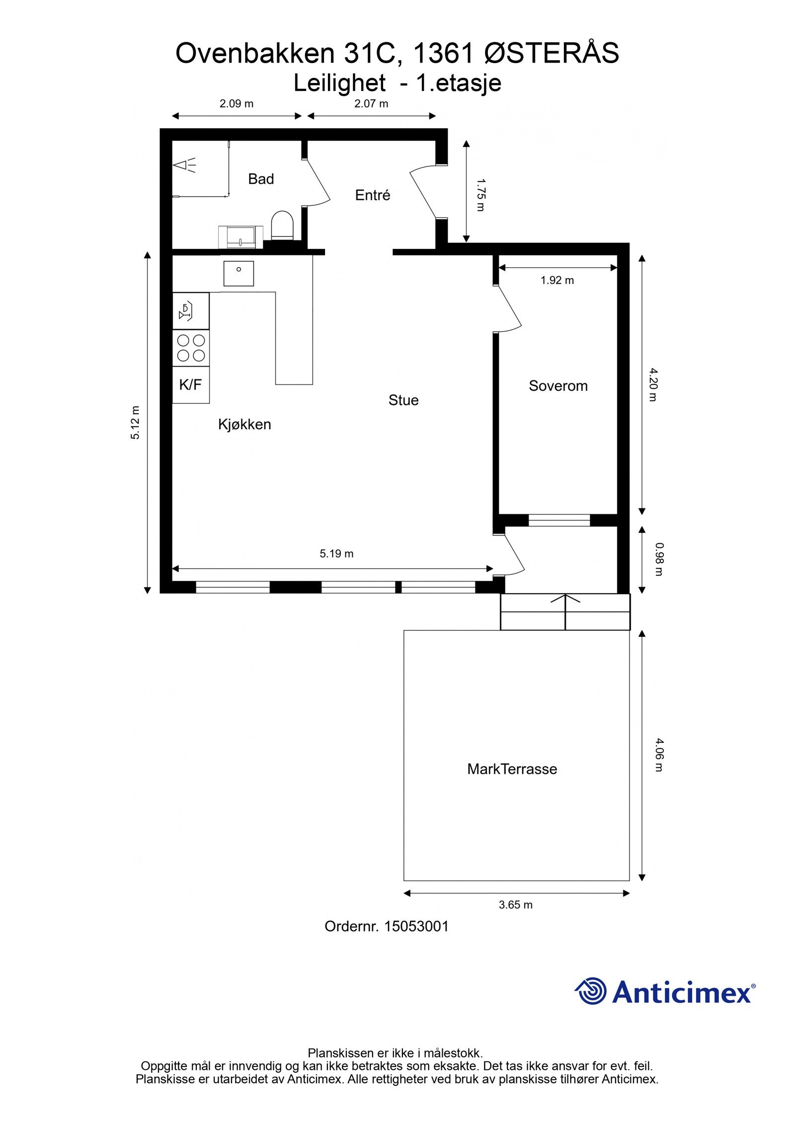 Plantegning Galleribilde