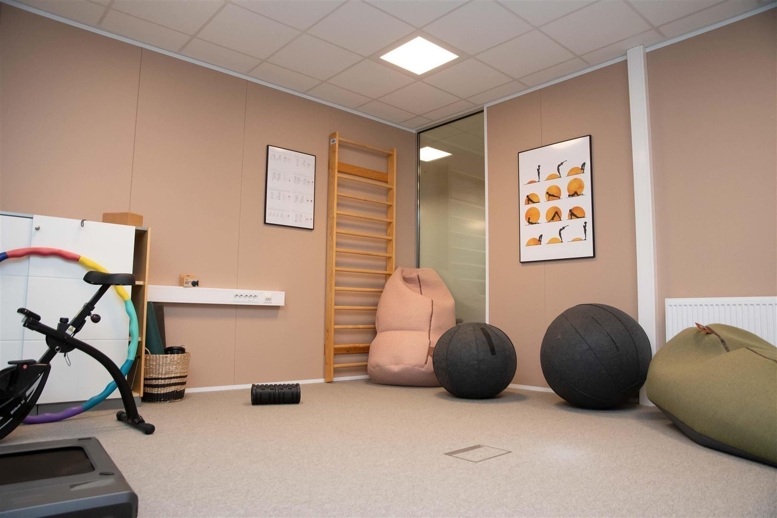 Et eksempel på ferdig innredet kontorlokale i et av byggene. Galleribilde