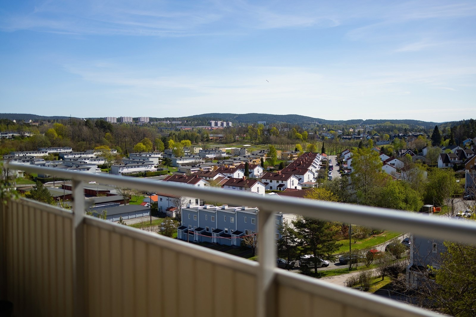 Fra 7. etasje er det vid utsikt. Her bor man høyt og fritt! Galleribilde