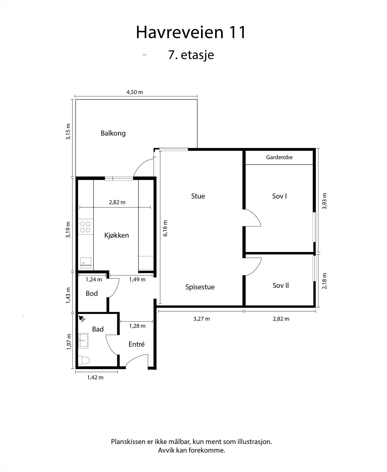 Planskisse. Galleribilde