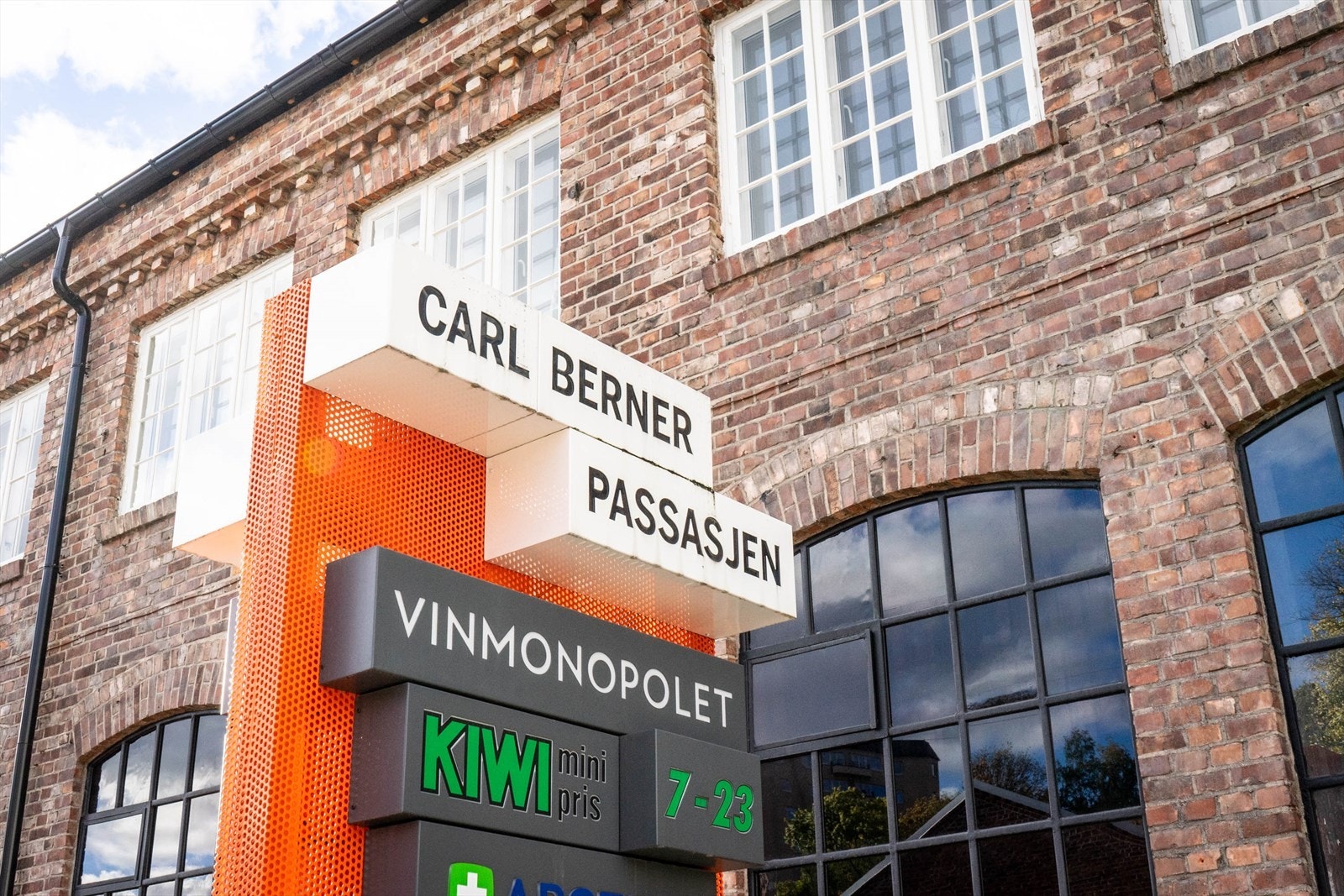 Carl Berner passasjen i tøffelavstand. Galleribilde