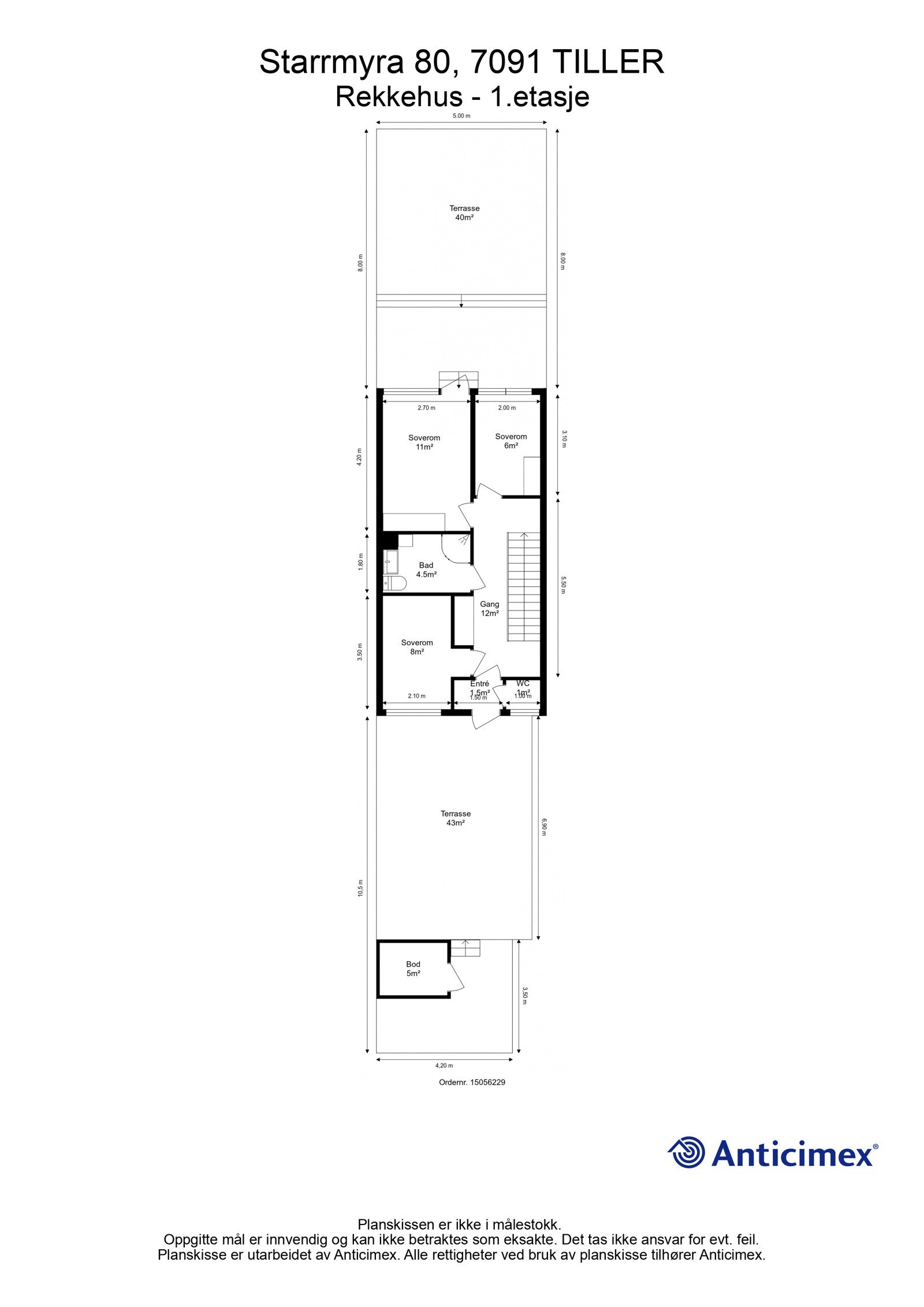 Plantegning - 1. etasje Galleribilde