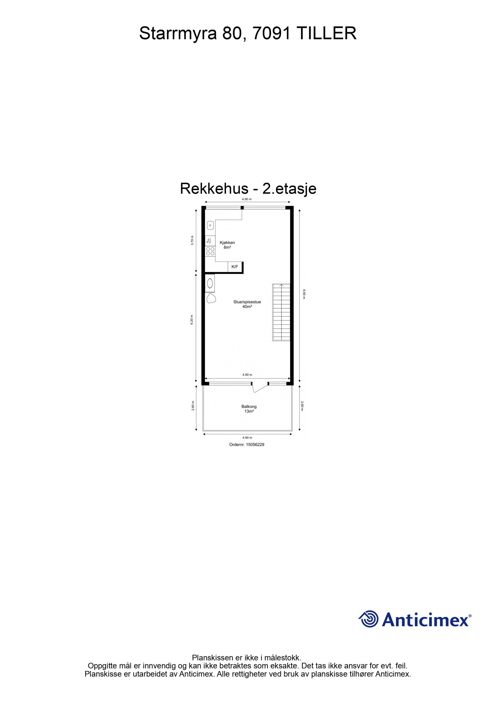 Plantegning - 2. etasje Galleribilde