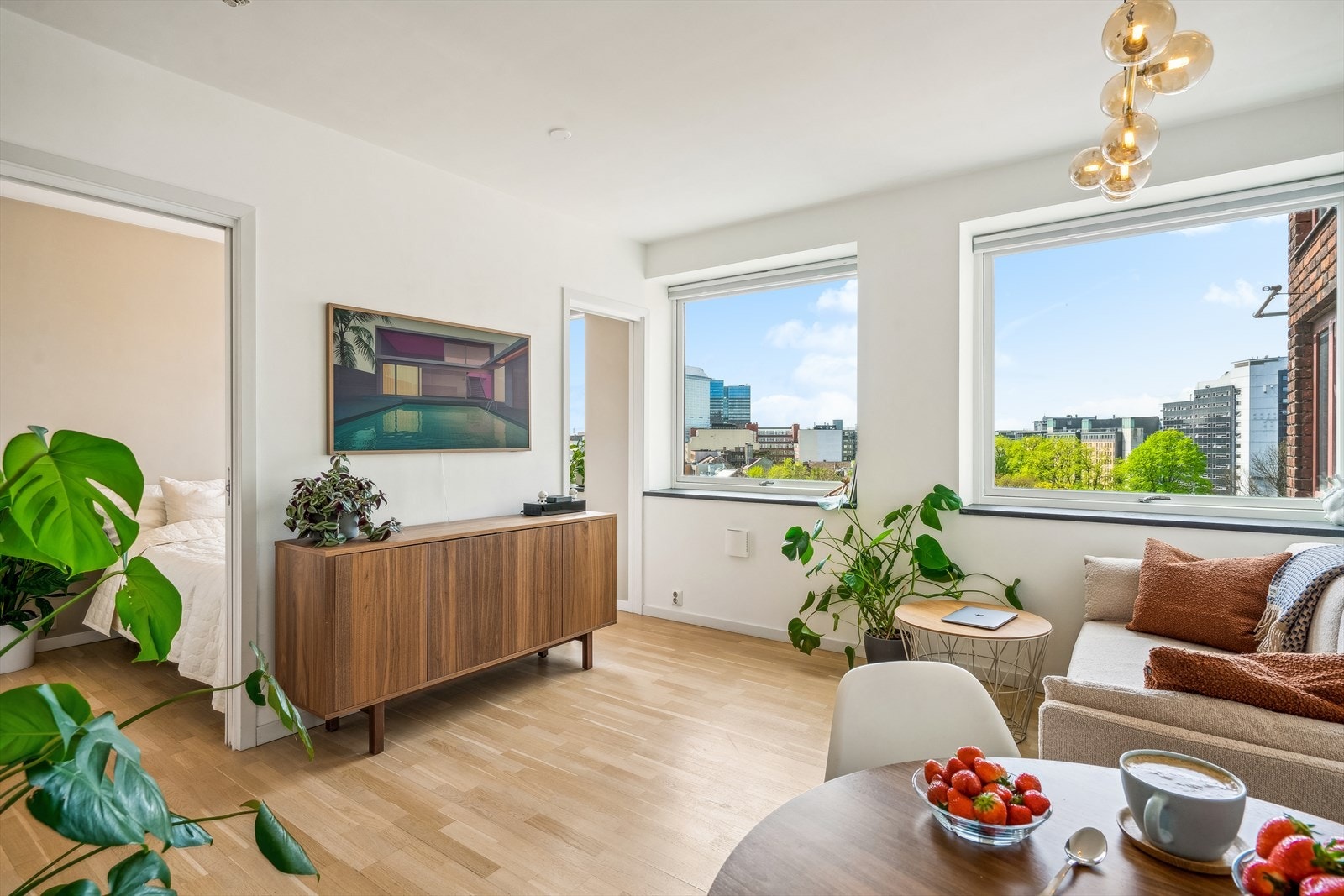 Simon Barood (467 97 302) v/DNB Eiendom har gleden av å presentere Trondheimsveien 5D! Galleribilde