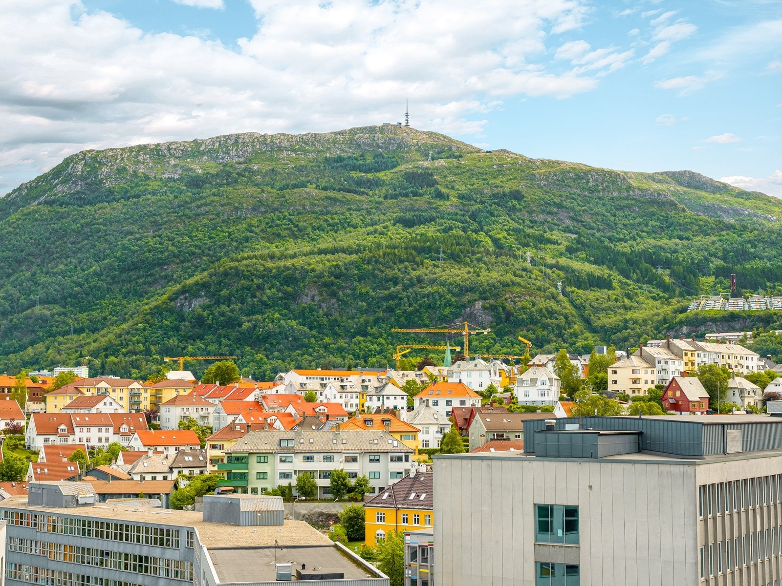 Upåklagelig utsikt mot Ulriken og flere av byens syv fjell! Galleribilde