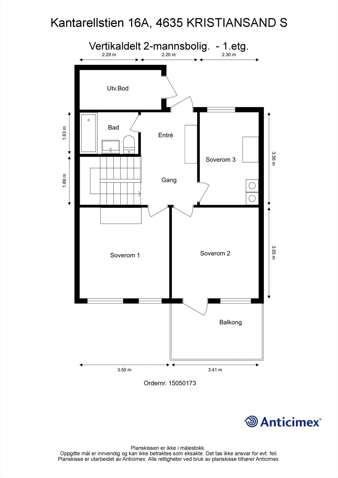 plantegning_etasje2. Galleribilde