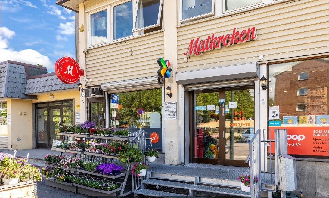 Matkroken Ulven ligger rett ved boligen. Galleribilde